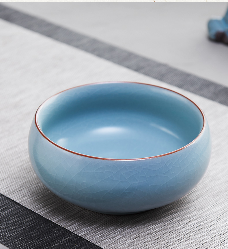 茶道配件茶洗陶瓷定窑汝窑大号水洗