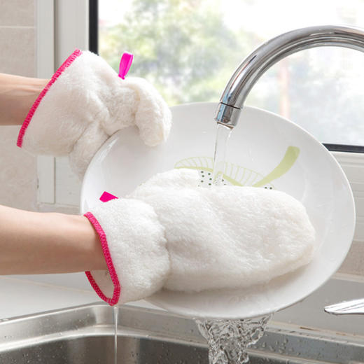 竹纤维洗碗手套 | 洗碗神器 防水不粘油 商品图0