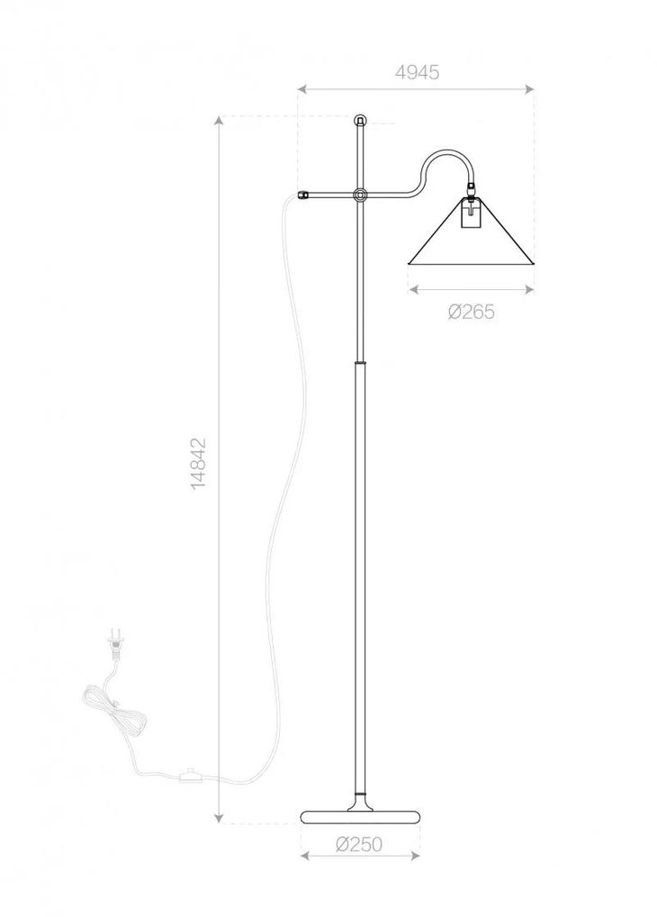 伽罗jalo 黄铜复古落地灯 - 伽罗生活