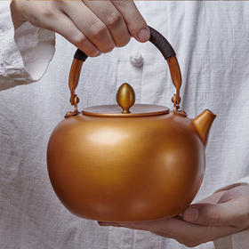 朱炳仁丨古风静心铜壶 950ml 礼盒装