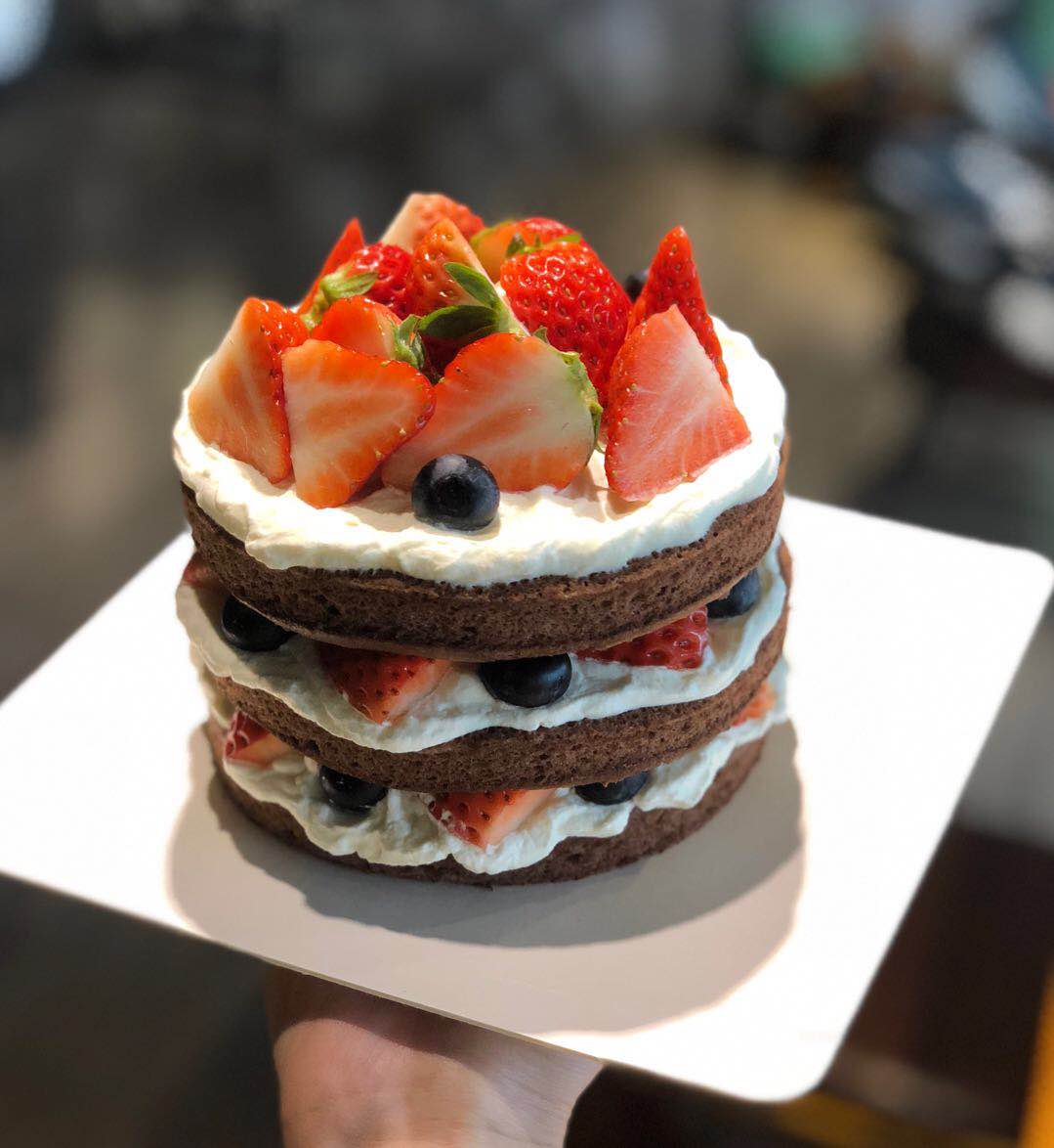 香浓巧克力裸蛋糕