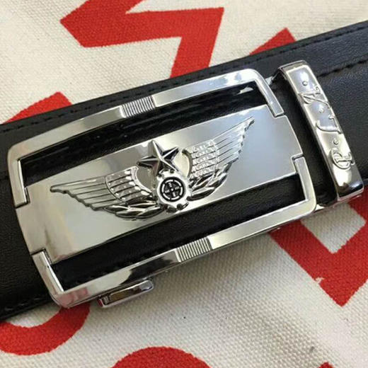 金猴正品军迷牛皮腰带自动扣