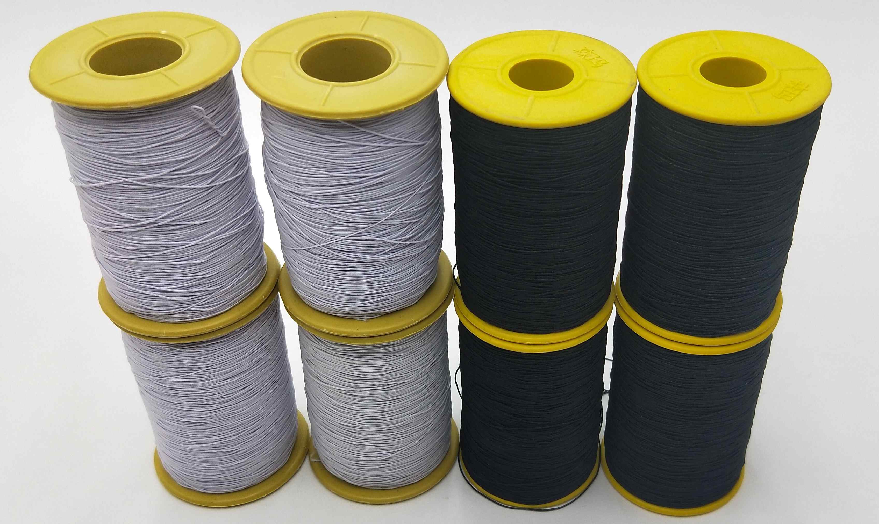 裁缝学苑服装辅料缝纫机底线超细圆松紧带05毫米弹力线打皱弹绳