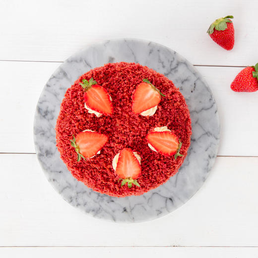 红妆，沉醉红丝绒炽烈，直径约12.5厘米，幸福下午茶 ，适合2-5人食用（高州） 商品图1