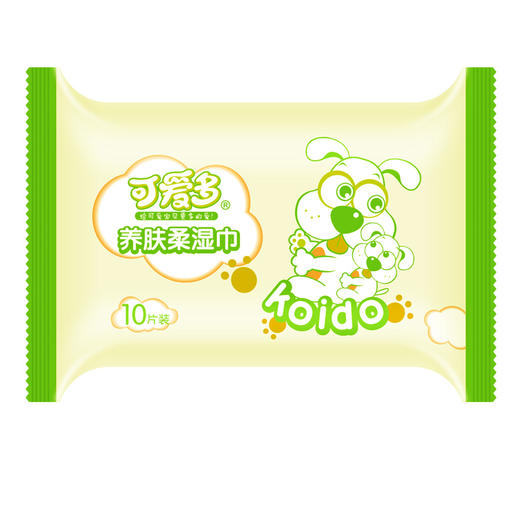 【一元闪拼】可爱多养肤柔湿巾10包装 商品图3