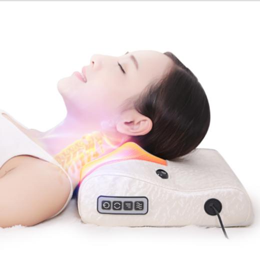 让你舒服到尖叫的一款按摩神器，肩膀颈部腰部肩部按摩枕，家用多功能颈椎按摩枕 商品图0