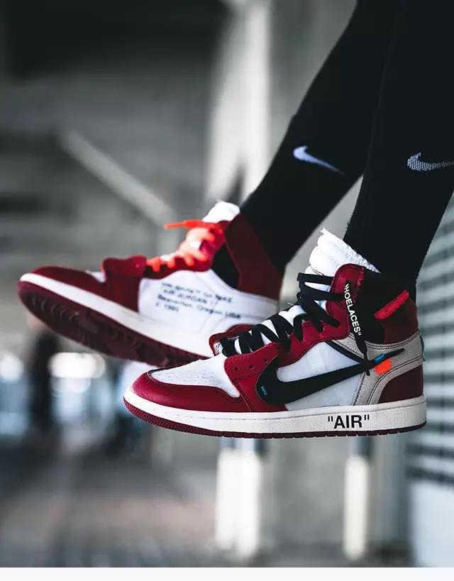 nikeairjordan1xoffwhite耐克乔丹1代联名男女鞋