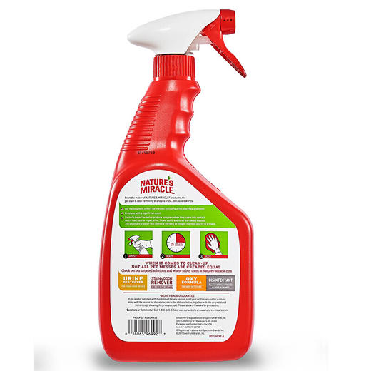 天然奇迹猫用强效祛污除臭喷剂 946ml 商品图1