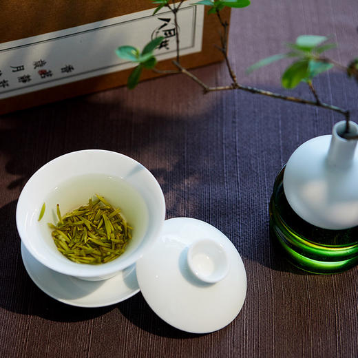 桃花制八月林高山绿茶特级明前茶5g16小袋80g盒包邮