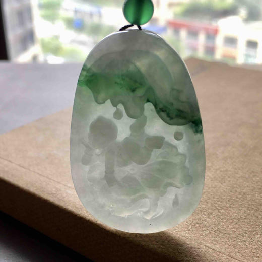 糯种飘绿花翡翠早生贵子连年有余 商品图8