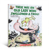 英文原版 There Was an Old Lady Who Swallowed a Frog!有一位老妇人吞了一只青蛙 儿童睡阅读故事绘本 启蒙童书纸板书 句型简单 商品缩略图0