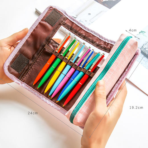 三年二班easyfun开窗卷笔袋学生创意大容量铅笔袋小清新文具袋