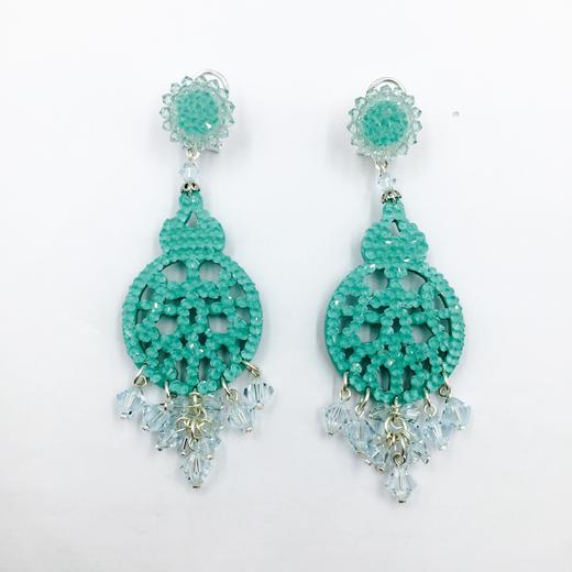 北京仓｜DUBLOS-Joblot-碧水绿 耳环  [西班牙设计师] 商品图1