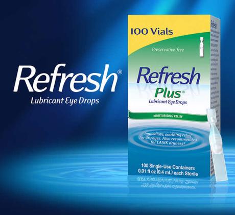 Refresh Plus 人工泪液眼药水100支 无防腐剂 （100支/盒 包邮）洛杉矶直邮 商品图0