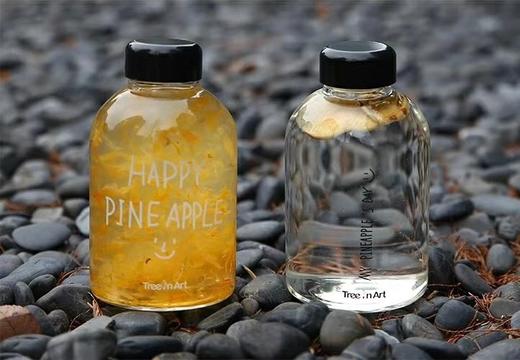 喇叭花一次性杯子PET果汁瓶奶茶瓶塑料冷饮瓶酵素空瓶加厚带盖100个 商品图5