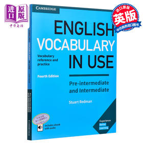 【中商原版】剑桥初级英语词汇 英文原版English Vocabularyin Use配答案和电子书