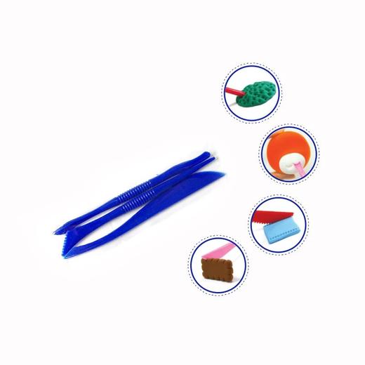 AMOS韩国原装进口儿童玩具轻柔粘土太空黏土无毒橡皮泥软彩泥礼盒 商品图2