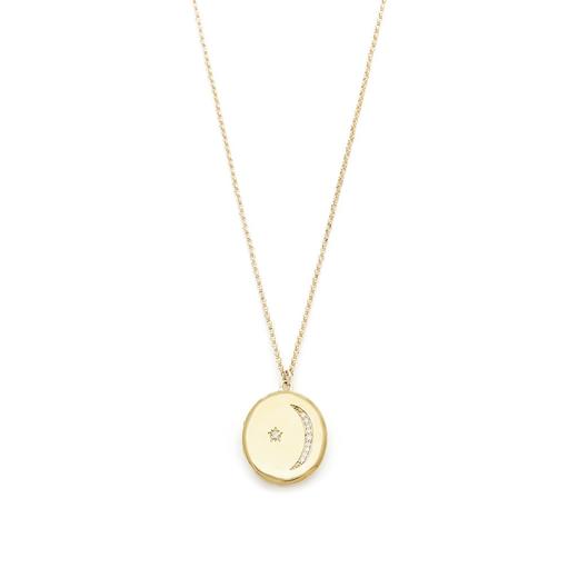 北京仓｜Leah Alexandra-Starmoon Locket-火彩锆石 项链［加拿大设计师］ 商品图1