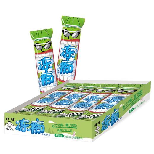 旺旺冻痴含乳饮料冰棒椰奶味香草味榴莲味