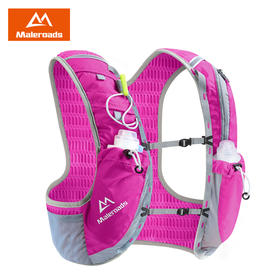 【清仓半价】迈路士越野跑步双肩背包男透气户外运动水袋包女防水骑行包5L