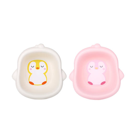 zolitt宝宝婴儿洗脸盆子卡通新生儿童小洗脸盆pp洗屁屁股盆2个装 商品图3