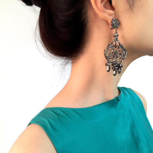 北京仓｜DUBLOS-Joblot-太空灰 耳环  [西班牙设计师] 商品图0