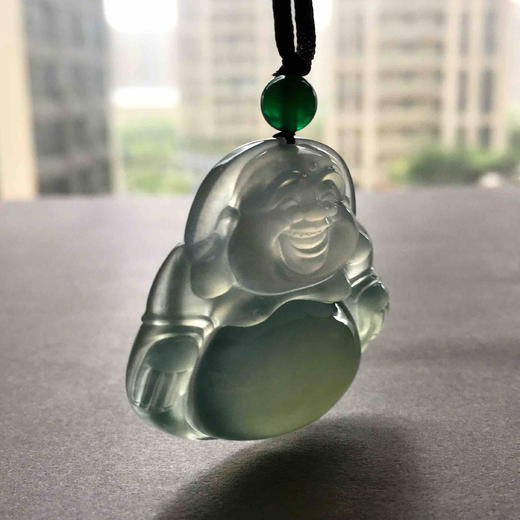 高冰种晴水翡翠大弥勒佛 商品图10