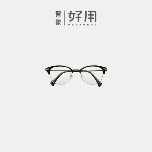 金属半镜框防蓝光+平光/近视/老化眼镜 商品图0