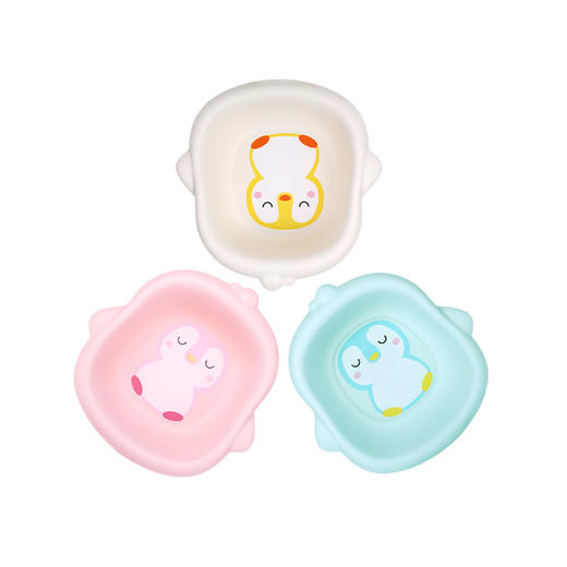 zolitt宝宝婴儿洗脸盆子卡通新生儿童小洗脸盆pp洗屁屁股盆2个装 商品图4