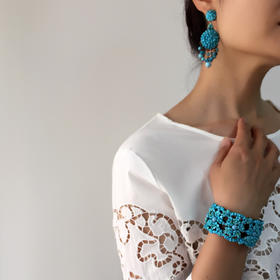 北京仓｜DUBLOS-Trozos-绿松石 手镯  [西班牙设计师]