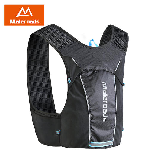 【清仓半价】迈路士越野跑步双肩背包男透气户外运动水袋包女防水骑行包5L 商品图1