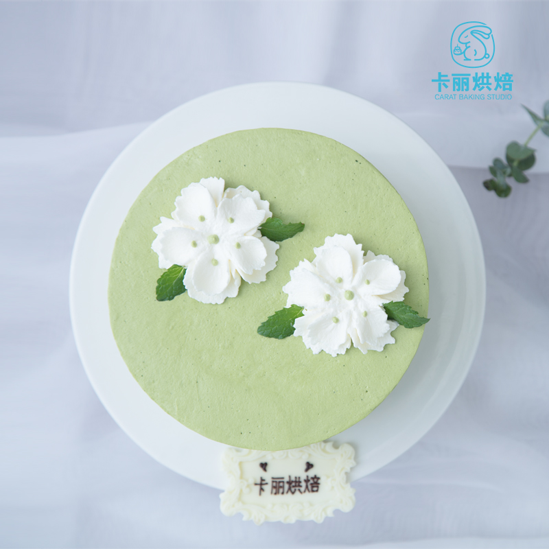 小山园抹茶红豆蛋糕