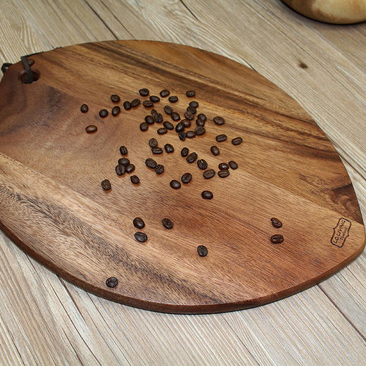LC 树叶型相思木实木菜板 商品图1