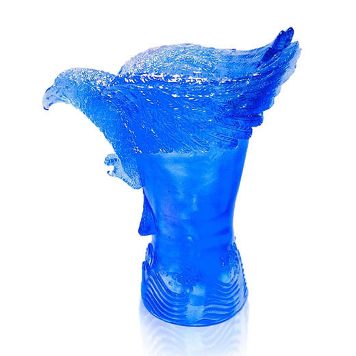琉璃摆件 雄鹰 商务馈赠 商品图0