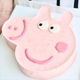 小猪佩奇慕斯蛋糕（草莓味，无夹心，提前1天预约）