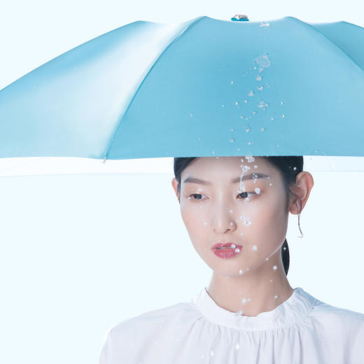 【黑科技面料】新款纳米疏水玲珑伞  滴水不沾 随时收入包包 不会湿的晴雨伞 99%防紫外线 商品图7