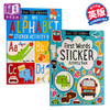 【中商原版】初学字母与单词贴纸书2册 英文原版 My First Alphabet/Words Sticker Book 趣味认知 宝宝英文字母单词认知 带情景贴纸书 共超过1000个贴纸 英语启蒙 商品缩略图0