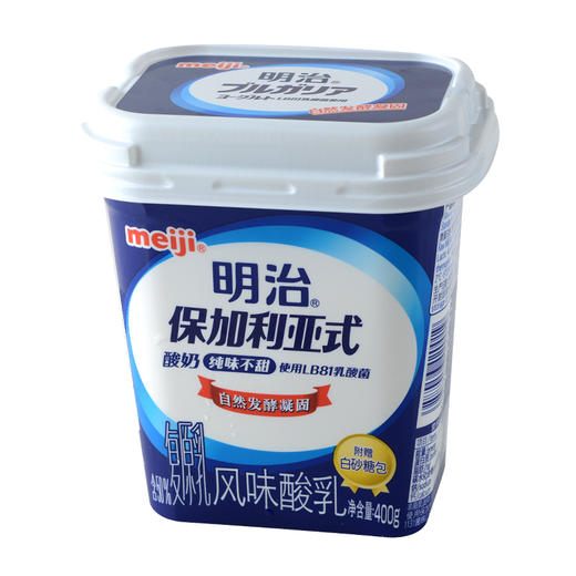 明治（Meiji） 风味酸乳（纯味不甜） 400g 商品图0