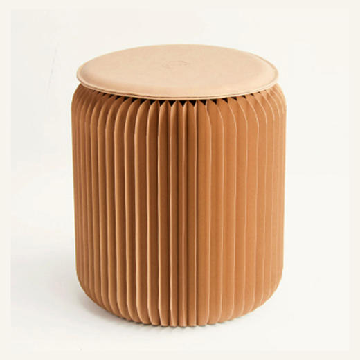 棕色 纸质折叠凳