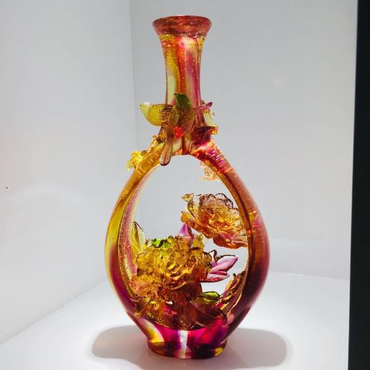 琉璃摆件 玉春纳福 商务馈赠 商品图2