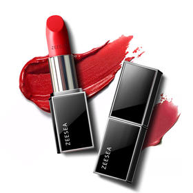 [新色上新 口红]【3件5折丨专区购满3件即送卸妆水50ml】[小滋特惠]ZEESEA滋色滋润水漾丝柔唇膏3.5g-黑管口红（拍下3件立减）