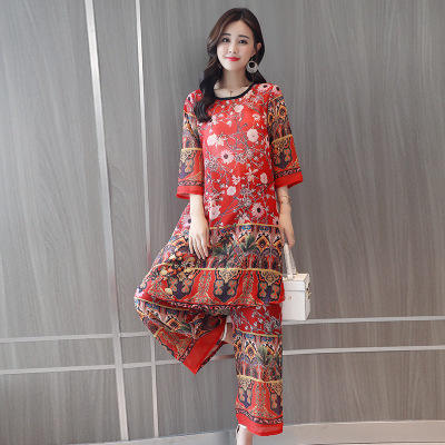 F NB8828  民族风女装2018夏装宽松大码 商品图0