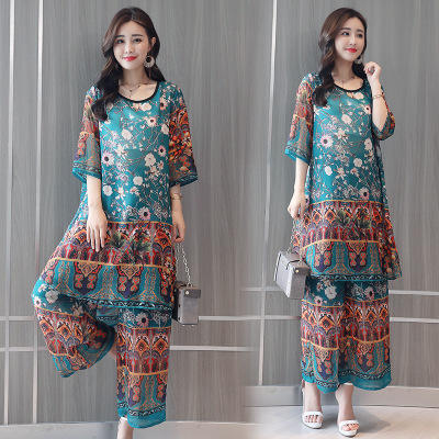 F NB8828  民族风女装2018夏装宽松大码 商品图2