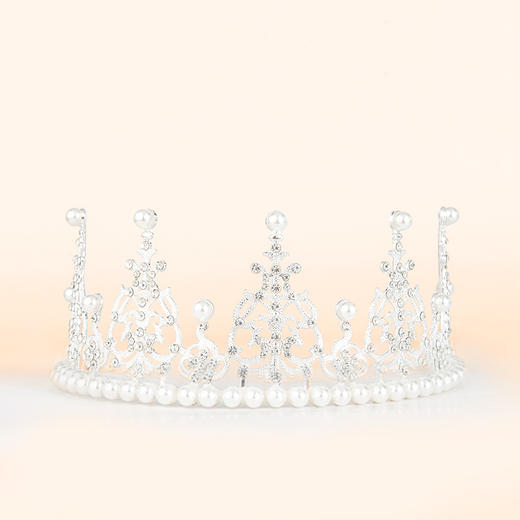 【仅同蛋糕一起配送】Angelababy同款珍珠皇冠，圆你大大公主梦，3小时免费配送上门。（厦门） 商品图0