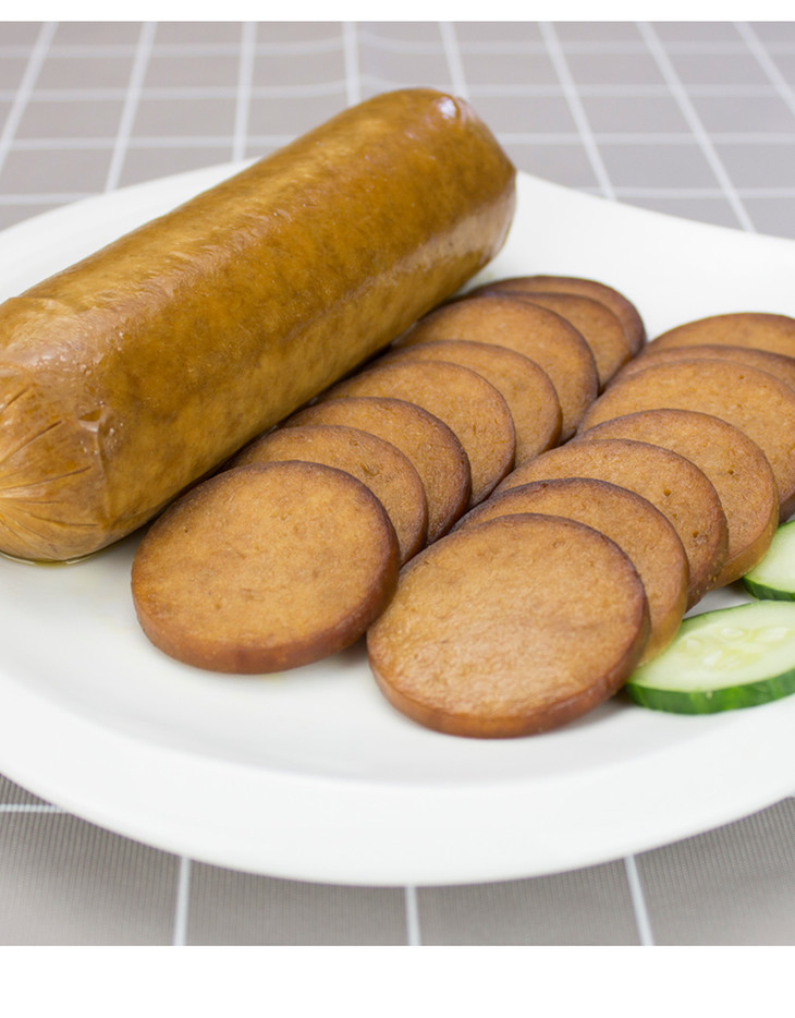 素天香熏肉冷冻品台湾松珍非转基因植物肉300克