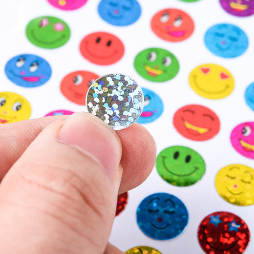 手工diy笑脸贴纸10片宁波1号仓库