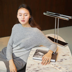 卡迪尔拼色长衫