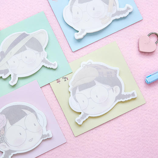 三年二班麻球列国游异形便利贴z学生便签纸本n次贴便携小本子