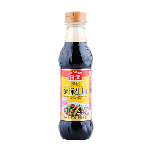 海天 特级金标生抽（酿造酱油） 500ml 商品图0