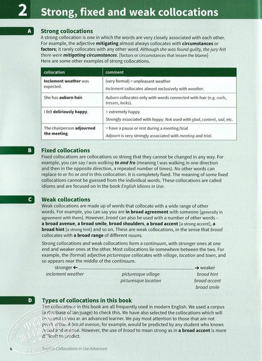 【中商原版】剑桥高级英语搭配 配答案 英文原版English Collocations in Use Advanced 商品图4